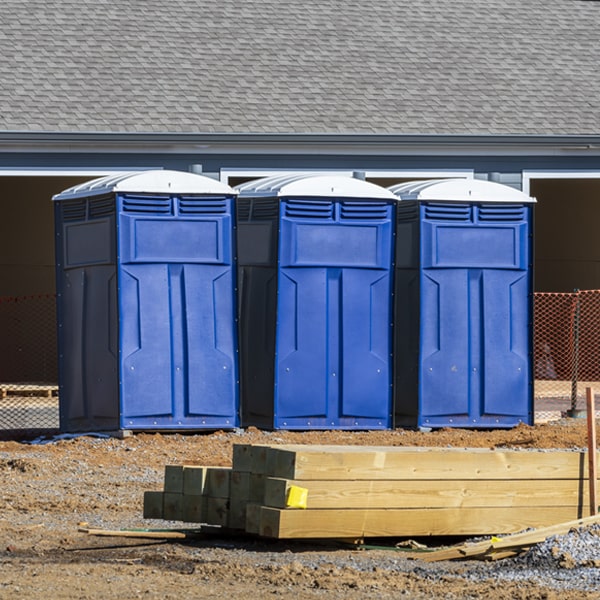 how can i report damages or issues with the porta potties during my rental period in Bell Buckle